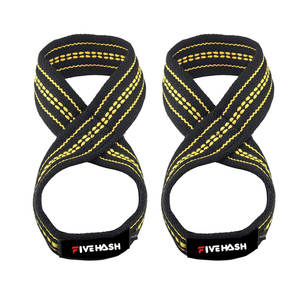 Sangles de levage en forme de huit, support à forte adhérence, conception en forme de huit pour entraînement intensif en salle de sport - Product Image 1