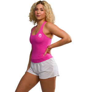 Top Deportivo Sin Costuras para Mujer, Color Rosa Canario, con Sujetador Incorporado, de Bajo Impacto, Elástico, para Yoga, Gimnasio, Entrenamiento y Actividades Deportivas - Product Image 3
