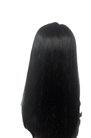 Prothèse capillaire toutes couleurs pour femmes, marron clair, en cheveux humains brésiliens Remy, haute densité 150%, sans nœuds, 20 pouces, taille moyenne