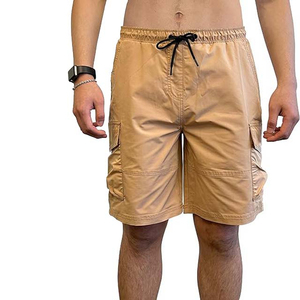Shorts cargo pour hommes très demandés, taille élastique, style vintage, décontractés, séchage rapide, tissu respirant et doux pour les activités de plein air et le quotidien - Product Image 5