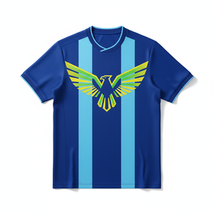 Maillots de football personnalisables de haute qualité avec transfert thermique, logo/lettre/animal sur le devant, confortables, 100 % polyester, pour l'entraînement - Product Image 3