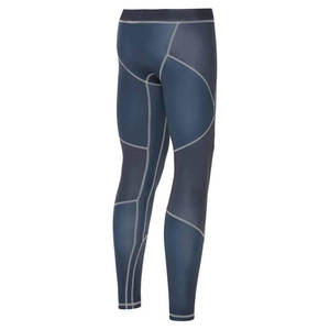 Leggings de compression intégrale pour hommes, couleur unie, taille élastique, en Spandex et Nylon, motif géométrique, séchage rapide, sublimation - Product Image 2