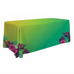 Housse de table extensible en sublimation, nappe en polyester personnalisée pour les salons, événements, expositions et la vente en gros - Product Image 6