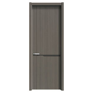 Puertas Interiores Modernas de Madera Compuesta, Silenciosas, Resistentes al Agua, para Dormitorio, Baño, Apartamento, Diseño Ecológico, ODM OEM - Product Image 1