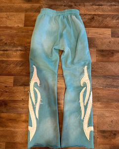 กางเกงผู้ชายผ้าลินินสีทรายเรียบ ป้องกันริ้วรอย เอวยางยืด ติดกระดุมผ่าหน้า มีกระเป๋าซิปด้านข้าง และจีบเย็บ - Product Image 6