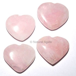 Piedras Preciosas de Aventurina Melocotón Talladas en Forma de Corazón - Decoración para el Hogar con Temática de Amor, Regalo - Product Image 2