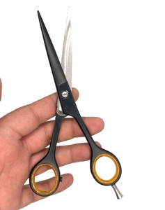 กรรไกรตัดผมระดับมืออาชีพ Tegra Surgical 4Cr13 ผลิตจากเหล็กกล้าไร้สนิมคาร์บอนสูง คุณภาพเยี่ยม ด้ามจับยางขนาดกลาง - Product Image 2