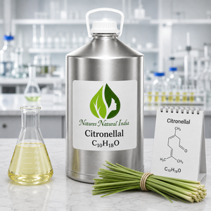 Aceite Esencial Puro de Citronela Natural de la India, Destilado al Vapor, con Aroma Herbal a Hierba Limón - Product Image 3