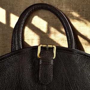 Real Genuine Leather Heavy Duty Casual <b>Suit</b> <b>Carrier</b> <b>Mens</b> Dress <b>Suit</b> Cover Folding Apparel Hanger Bag Zipper Travel Duffel - Product Image 5