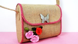 Sacs à main indiens en lin naturel épais pour femme, tons neutres, pour tous les jours - Product Image 3