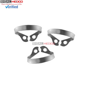 Pinces de retenue dentaire manuelles professionnelles en caoutchouc, en acier inoxydable allemand, endodontiques, hygiéniques, 5 pièces, rétracteurs universels pour tissus - Product Image 5