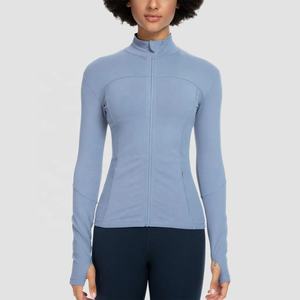 Veste de sport légère pour femme 2026 à manches longues, compression, fermeture éclair 1/4, pour yoga et course à pied - Product Image 4