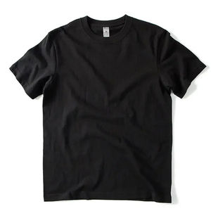 Men Women 100% Cotton T-<b>shirt</b> Solid Color Trend Leisure <b>Short</b> <b>Sleeve</b> Black <b>White</b> Gray High Quality Heavy Fabric Loose T <b>Shirt</b> - Product Image 1