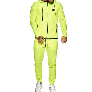 Ensemble de survêtements à capuche pour hommes, pour l'entraînement, le fitness, le jogging, les exercices, les loisirs, les activités de plein air, les performances - Product Image 1