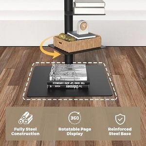 Librería Metálica Moderna Tipo Escalera de 10 Niveles, Estante Independiente para Ahorrar Espacio - Product Image 6
