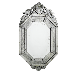 Miroir décoratif baroque vénitien vintage |   Miroir mural d'appoint de luxe |   Miroir en verre de style antique |   Miroir de décoration intérieure - Product Image 1