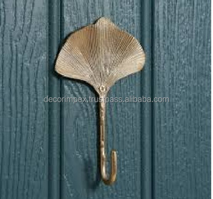 Leaf And flower Design Wall Hook <b>For</b> Brass Handcraft Items Hook Can Be Used <b>For</b> Home Duration or Or As A Wall <b>Hanging</b> - Product Image 4