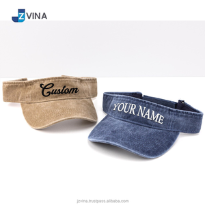 Gorra con Visera Bordada Personalizada, de Algodón Lavado, en Varios Colores, para Golf y Deportes, para Hombre y Mujer, Hecha en Vietnam - Product Image 4