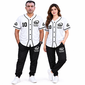 Maillot de baseball pour homme adulte, imprimé numérique, en tissu mesh polyester, antibactérien, séchage rapide, respirant, grande taille, anti-UV, entièrement imprimé à l'avant - Product Image 5