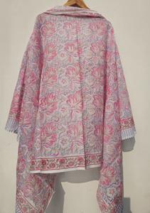 ผ้าซิ่นพิมพ์ลายด้วยมือจากผ้าฝ้ายสไตล์อินเดีย โบโฮ ผ้าคลุมชายหาด ผ้าปาเรโอ ผ้าคลุมชุดว่ายน้ำ ผ้าพันคอเนื้อเบา ชุดคลุมสำหรับใส่เที่ยวทะเลในช่วงฤดูร้อน - Product Image 6