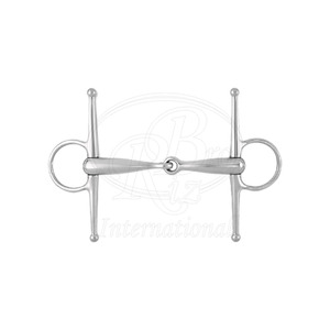 บิตแบบ Full Cheek Single Joint Snaffle Bit ทำจากสแตนเลสสตีล ขนาด 5.5 นิ้ว สำหรับขี่ม้าแบบอังกฤษ ใช้สำหรับฝึกม้า - Product Image 4