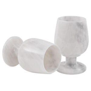 Jarrones Antiguos de Mármol Natural Personalizados con Piedra Natural de Ónix Blanco para Decoración de Cocina y Hogar - Product Image 3