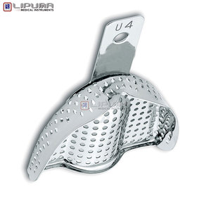 Bandeja de Impresión Dental de Calidad Premium con Borde U1 Perf. (upper) Talla XL Acero Inoxidable Reutilizable Autoclavable Ortodoncia - Product Image 6