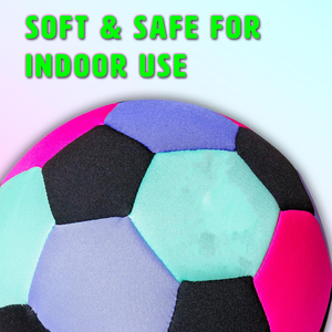 Fort Worth Sports Soft Indoor Soccer Ball Kids Youth High Grip Real Bounce Quiet Play Size 4 <b>Foam</b> Rubber <b>Padded</b> Breathable - Product Image 4