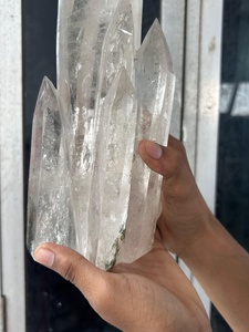Natural Smokey Quartz <b>Crystal</b> <b>Cluster</b> Raw Stone Polished Healing Energy Home Decoration Feng Shui Collection Gujarat Rais Agate - Product Image 4
