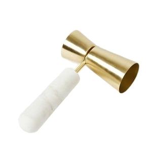 Jarra Doble de Latón Pulido con Asa |   Herramienta Profesional para Medir Cócteles |   Artículos de Bar de Primera Calidad |   Logotipo Personalizado |   Venta al por Mayor - Product Image 3