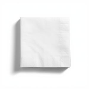 Serviettes de table blanches écologiques 3 plis en sachet pour restaurants, sans danger pour le contact direct avec les aliments - Product Image 6