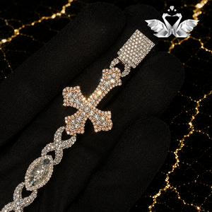 Premium Iced Out Miami Cuban Link Chain 925 <b>Silver</b> Moissanite Hip Hop Necklace for Men - Product Image 3