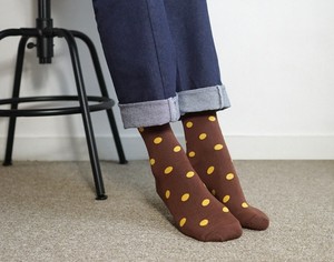 Korea Fashion <b>Women</b> Dot <b>Crew</b> <b>Socks</b> Made of Premium Combed Cotton - Product Image 6