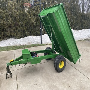 New Manufactured Hydraulic Farm <b>Trailer</b> for <b>Tractor</b> for Agriculture with Good Motor Gear and Axle Components - Product Image 4