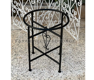 Hecho a mano Metal Jardín Patio Muebles de exterior Decoración Mesa plegable - Product Image 4