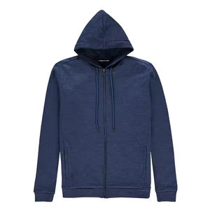 Sweat à capuche zippé surdimensionné de luxe personnalisé pour homme, en polaire épaisse de haute qualité (polyester/coton), écologique, broderie rapide - Product Image 3