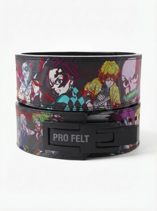 เข็มขัดพยุงหลังแบบคันโยกคุณภาพสูง ดีไซน์อนิเมะตามสั่ง ขนาด 13 มม. สำหรับออกกำลังกาย อุปกรณ์เสริมสำหรับยิม รับผลิตแบบ OEM ODM ขายส่ง - Product Image 2