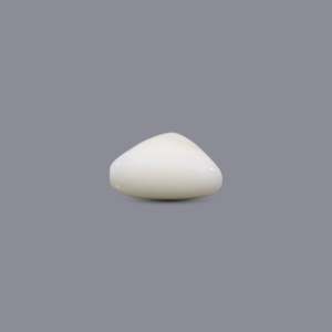 Natural White Coral Oval Cabochon 10 Carat Loose Gemstone 7mm Certified Wholesale - Product Image 3