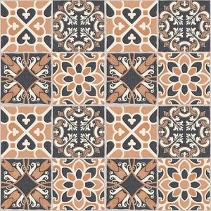กระเบื้องเซรามิกลายดอกไม้ขนาดเล็กสไตล์โมร็อกโก30x30ซม. ตกแต่งพื้นผนังบ้าน - Product Image 3