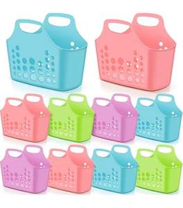 Panier de rangement en plastique durable et écologique léger multifonctionnel pour les outils de salle de bain de cuisine et les articles divers certifiés ISO9001 - Product Image 1