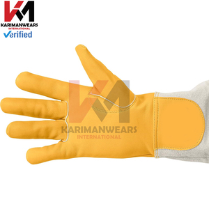 Bee Keeping <b>Gloves</b> Soft Leather Protective <b>Gloves</b> Sting Proof <b>Long</b> Cuff for Apiary Use Wholesale OEM - Product Image 5