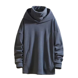 Custom Logo <b>Men</b> Oversized Heavyweight Hoodies 100% Cotton Blank Acid Wash Vintage Hoodie Oversized Hoodie high quality - Product Image 3