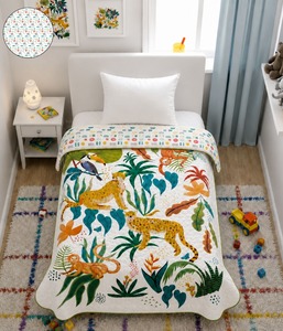 Edredón Reversible Premium para Niños, Juego de Ropa de Cama de Algodón Estampado Suave para Comodidad en Todas las Estaciones - Product Image 2