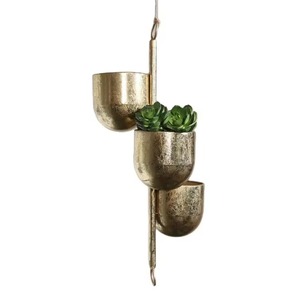 <b>Tall</b> Iron Powder Coated Eco-Friendly <b>Outdoor</b> <b>Planters</b> Wholesale Contemporary Garden Pots <b>for</b> Landscaping - Product Image 1