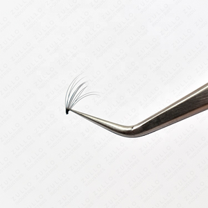 Premium 5 Piece Eyelash Tweezers Set Pointed Tip Isolation <b>Tools</b> with Custom Color Logo for Lash Extensions - Product Image 5