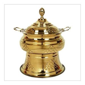 Juego de Recipientes para Buffet de Lujo con Tapa Enrollable y Recipiente para Alimentos, Funciona con Gas/Combustible, Metálico, para Servir en Banquetes - Product Image 5