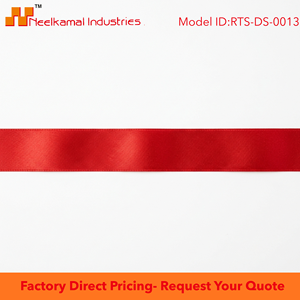 25mm red double face satin ribbon spool for <b>gift</b> <b>wrap</b> <b>wedding</b> decor bridal bows packaging sewing floral event craft styling use - Product Image 6