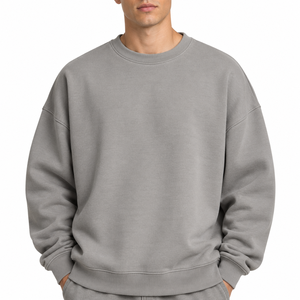 Ensemble de sweat-shirts à capuche surdimensionnés pour hommes, vêtements de sport décontractés en polaire de qualité supérieure, vente en gros - Product Image 1