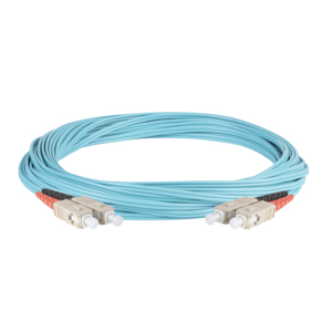 Corning ClearCurve OM4 fibra multimodo 1 metro Cable de parche dúplex SC chaqueta de PVC botas negras comunicación de datos APC polaco para - Product Image 3