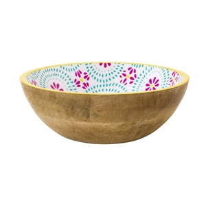 Tazón Artesanal de Madera Sólida con Diseño Único y Acabado Seguro para Alimentos, para Uso Diario, Disponible al Mejor Precio del Mercado - Product Image 1